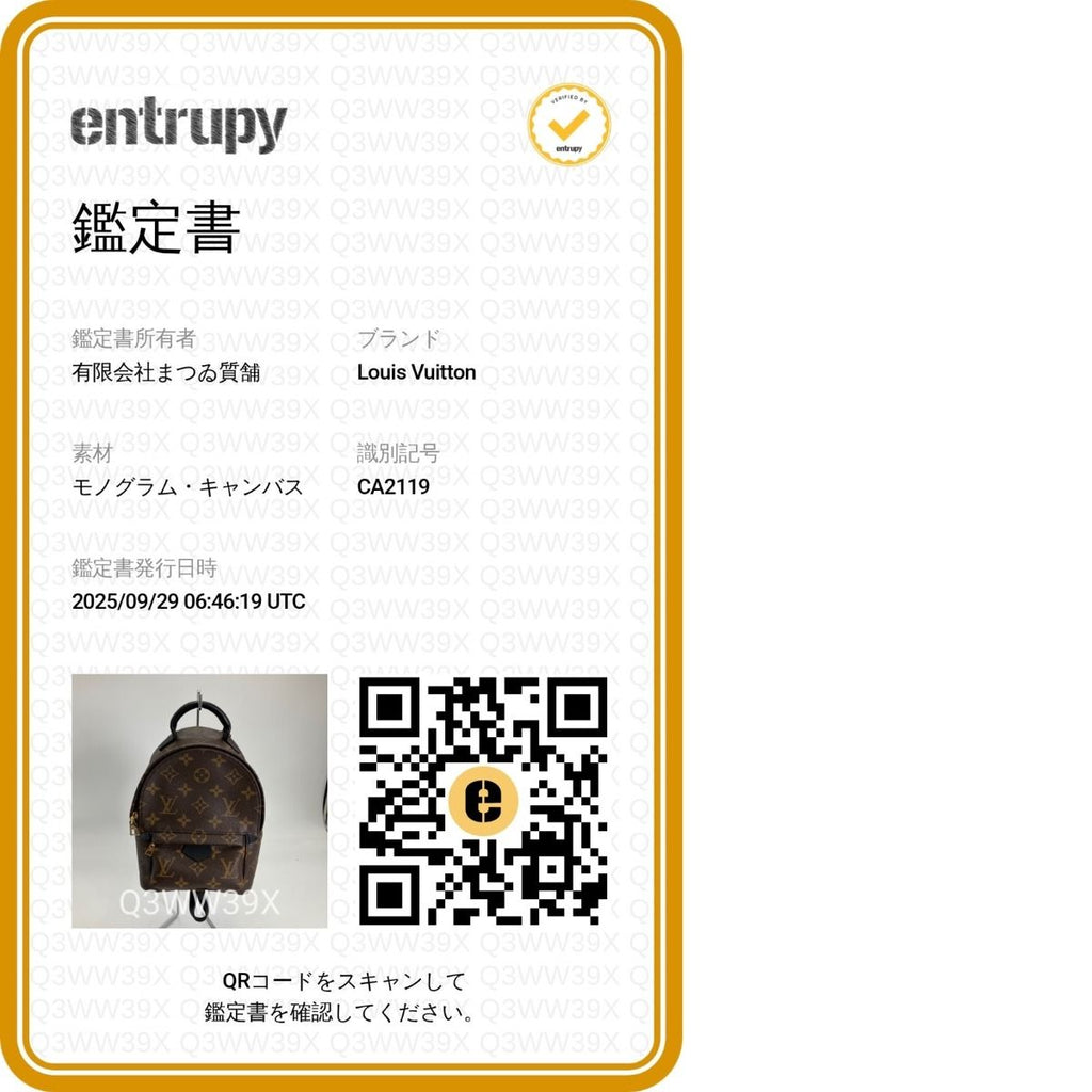 Louis Vuitton Monogram Palm Springs Backpack Mini Brown — view 5