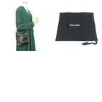 Chanel Shoulder Bag 22 Mini Shiny Calfskin Black Gold 2-Way Crossbody Chain — view 9