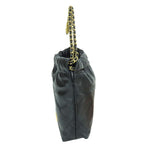 Chanel Shoulder Bag 22 Mini Shiny Calfskin Black Gold 2-Way Crossbody Chain — view 2