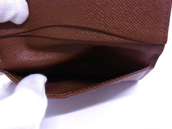 Louis Vuitton Card Case Monogram Oh Ganizer Dupoche Brown Leather Bifold — view 4