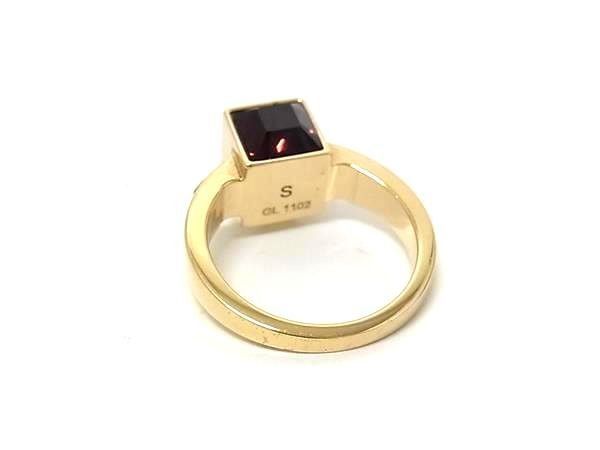 Louis Vuitton Ring Bague Gambling Gold Metal Rhinestone — view 2