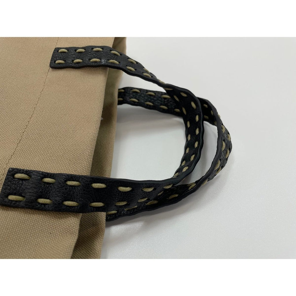 Fendi Handbag Selleria Beige — view 9