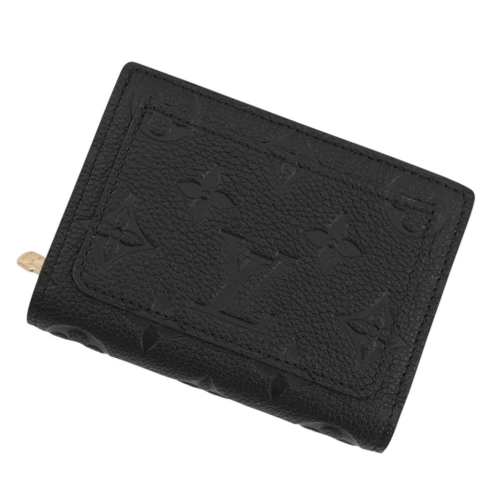 Louis Vuitton Bifold Wallet Monogram Empreinte Portefeuille Clair Black