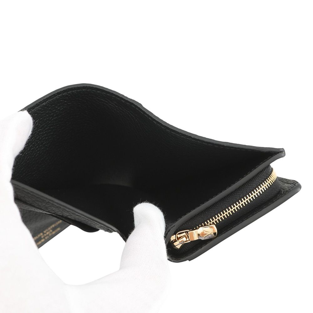 Louis Vuitton Bifold Wallet Monogram Empreinte Portefeuille Clair Black — view 5