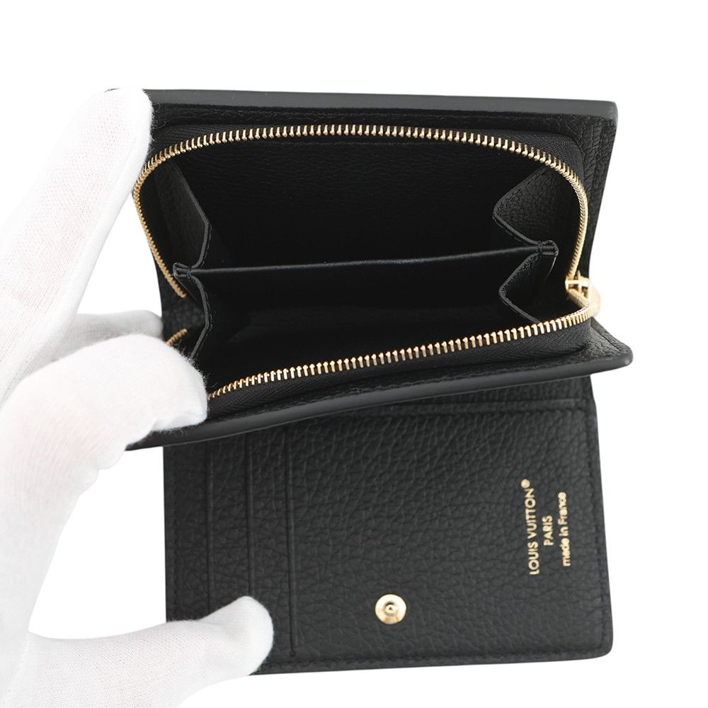 Louis Vuitton Bifold Wallet Monogram Empreinte Portefeuille Clair Black — view 6
