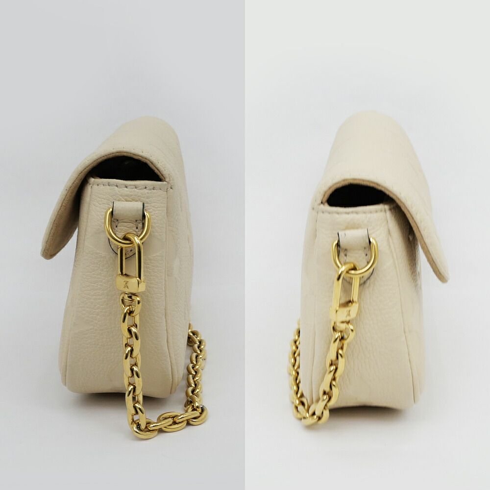 Louis Vuitton Monogram Empreinte Wallet on Chain Ivory Cream 3way Shoulder — view 2