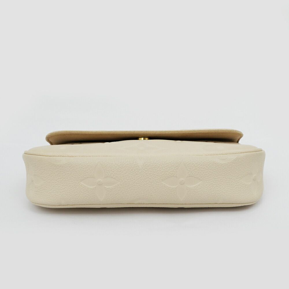 Louis Vuitton Monogram Empreinte Wallet on Chain Ivory Cream 3way Shoulder — view 3