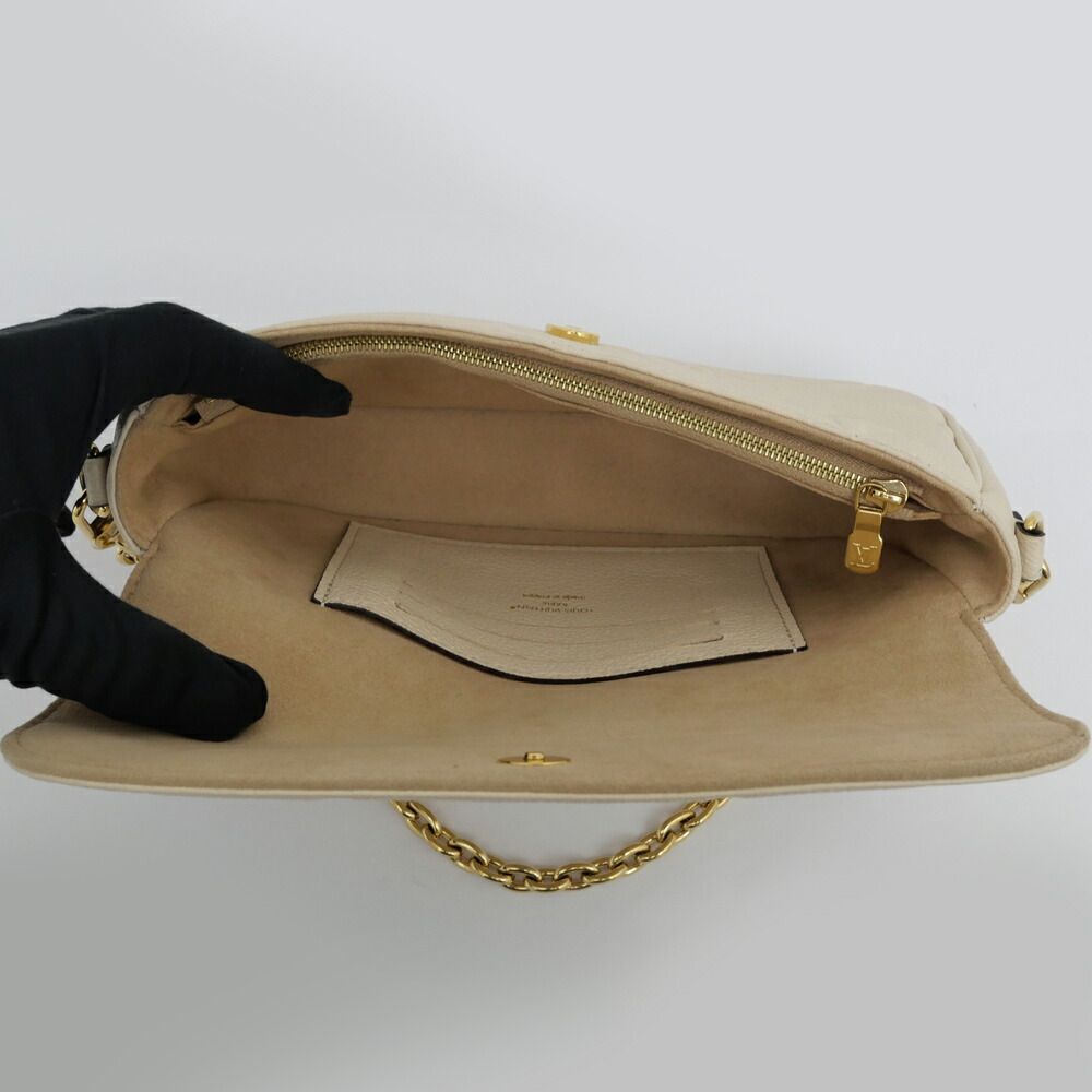 Louis Vuitton Monogram Empreinte Wallet on Chain Ivory Cream 3way Shoulder — view 5