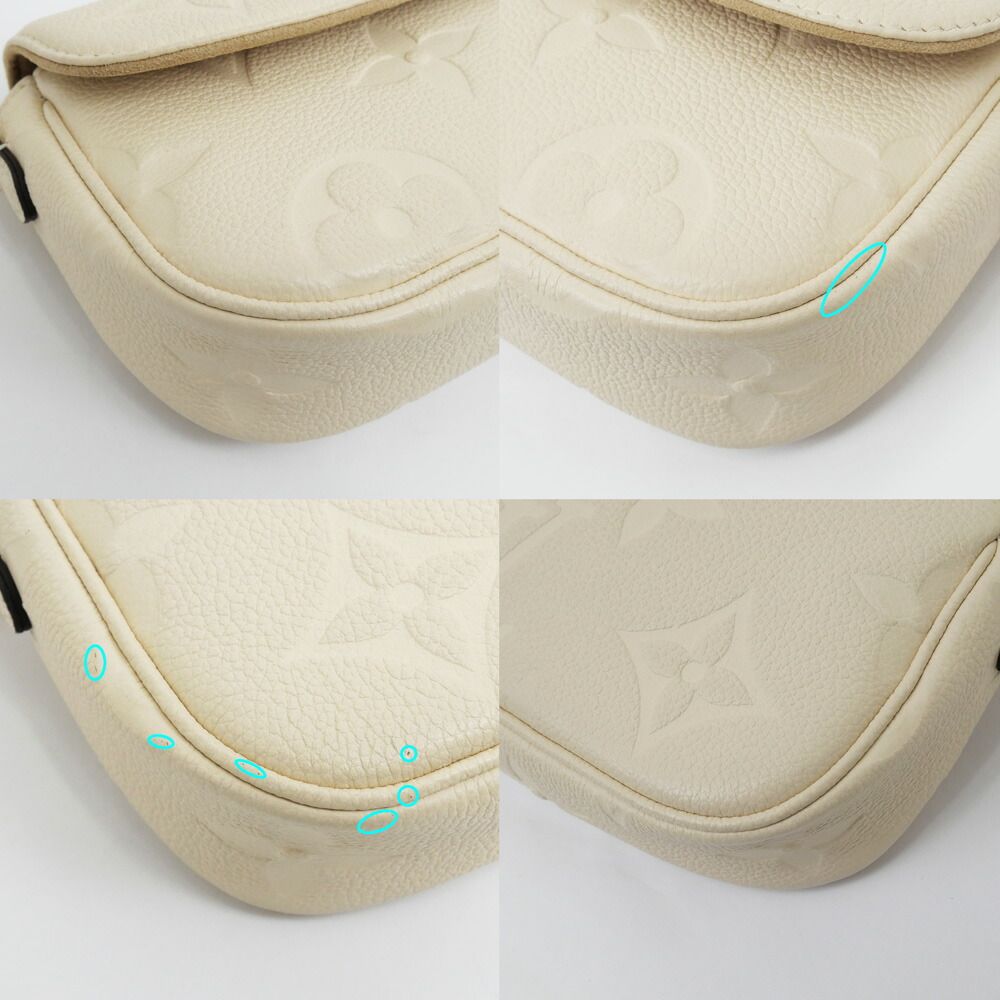 Louis Vuitton Monogram Empreinte Wallet on Chain Ivory Cream 3way Shoulder — view 4