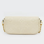 Louis Vuitton Monogram Empreinte Wallet on Chain Ivory Cream 3way Shoulder — view 8