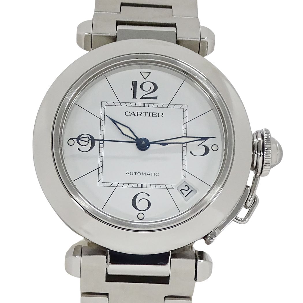 Cartier Watch Boys Pasha C Date Automatic Winding at Stainless Steel Silver — view 2