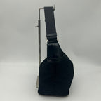 Prada Nylon Shoulder Bag Black Triangle Logo Silver — view 4