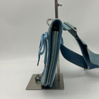 Dior Shoulder Bag a Dos Mitt Denim Blue — view 4