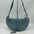 Dior Shoulder Bag a Dos Mitt Denim Blue