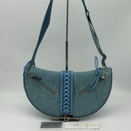 Dior Shoulder Bag a Dos Mitt Denim Blue
