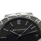 Bvlgari Watch Boys Date Automatic Winding at Stainless Steel Silver Black — view 9