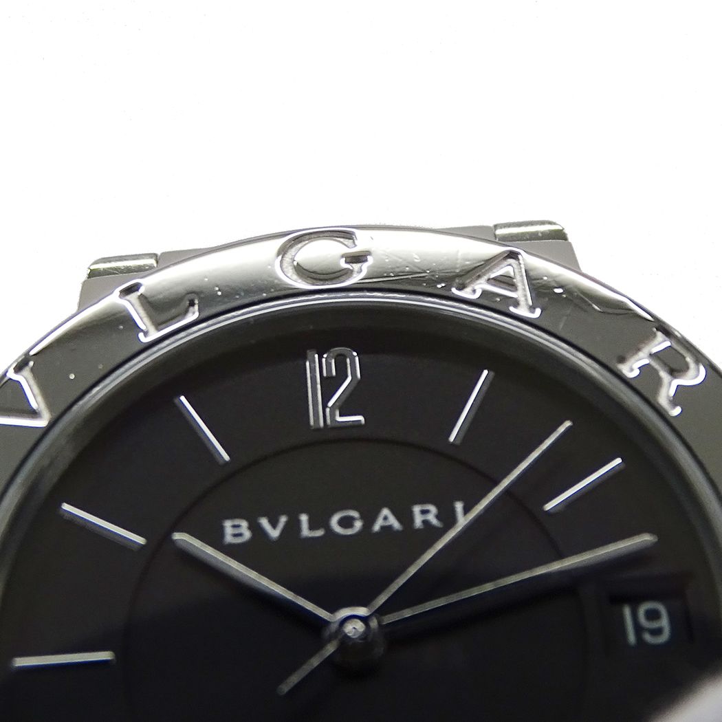 Bvlgari Watch Boys Date Automatic Winding at Stainless Steel Silver Black — view 9