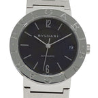 Bvlgari Watch Boys Date Automatic Winding at Stainless Steel Silver Black — view 2