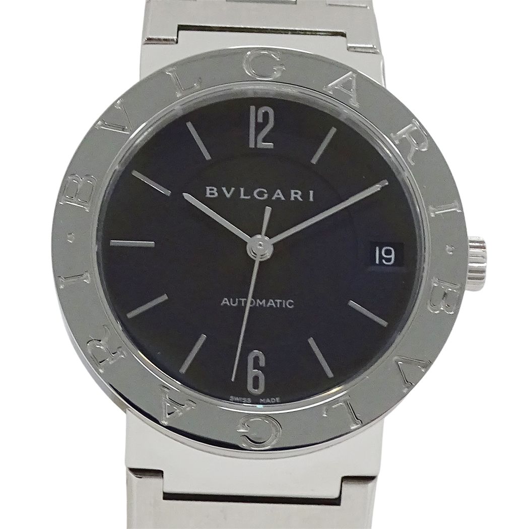 Bvlgari Watch Boys Date Automatic Winding at Stainless Steel Silver Black — view 2