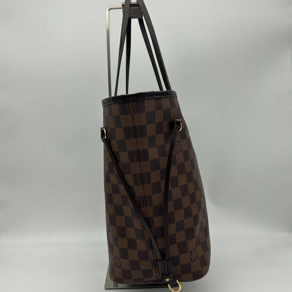 Louis Vuitton Damier Neverfull MM Brown Tote — view 2
