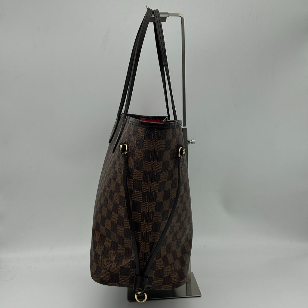 Louis Vuitton Damier Neverfull MM Brown Tote — view 3