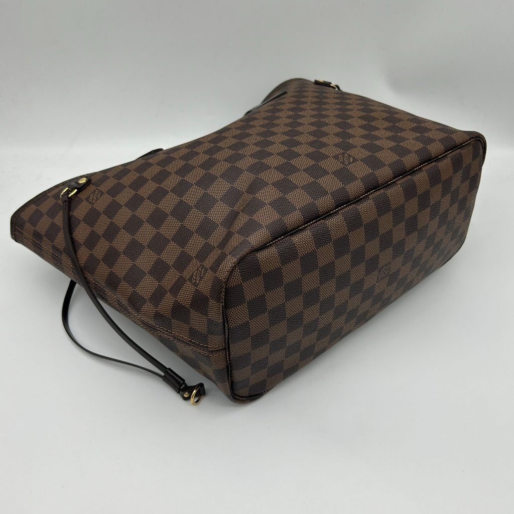 Louis Vuitton Damier Neverfull MM Brown Tote — view 6