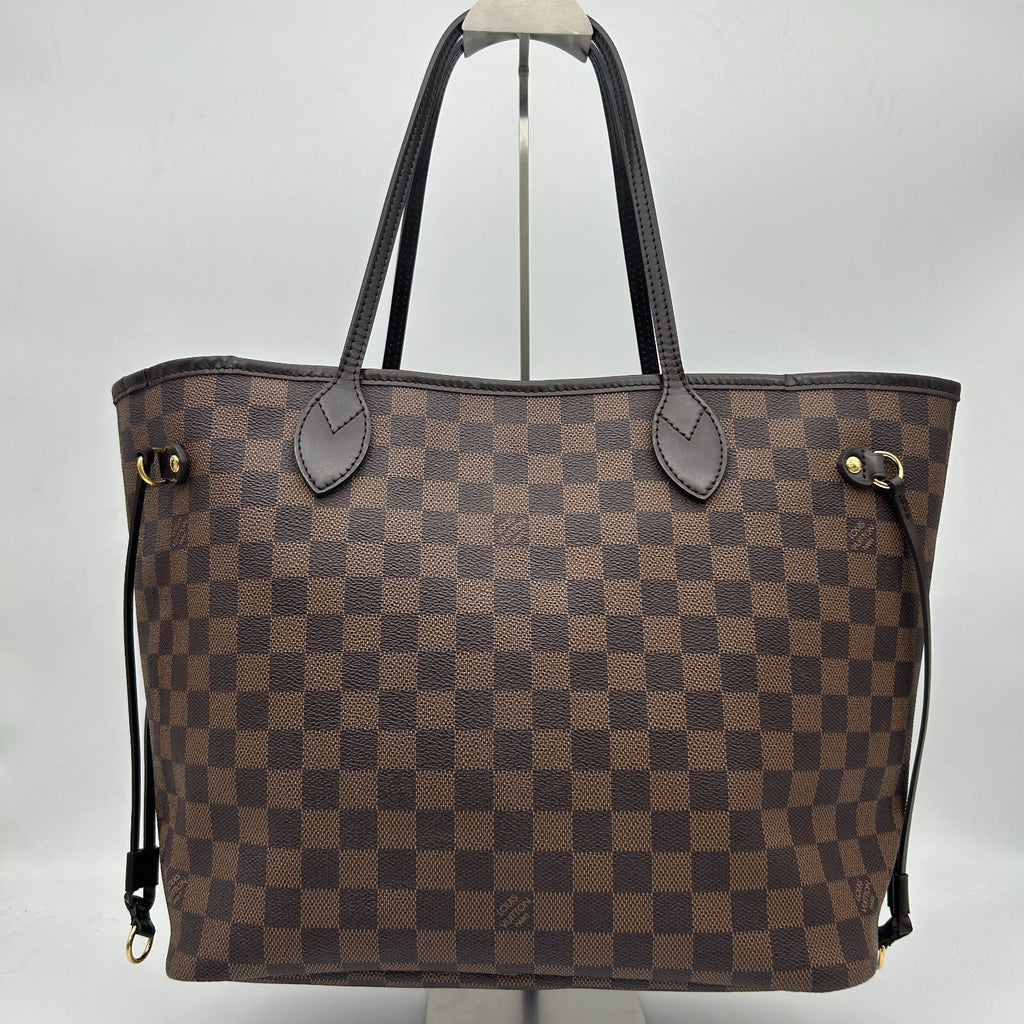 Louis Vuitton Damier Neverfull MM Brown Tote