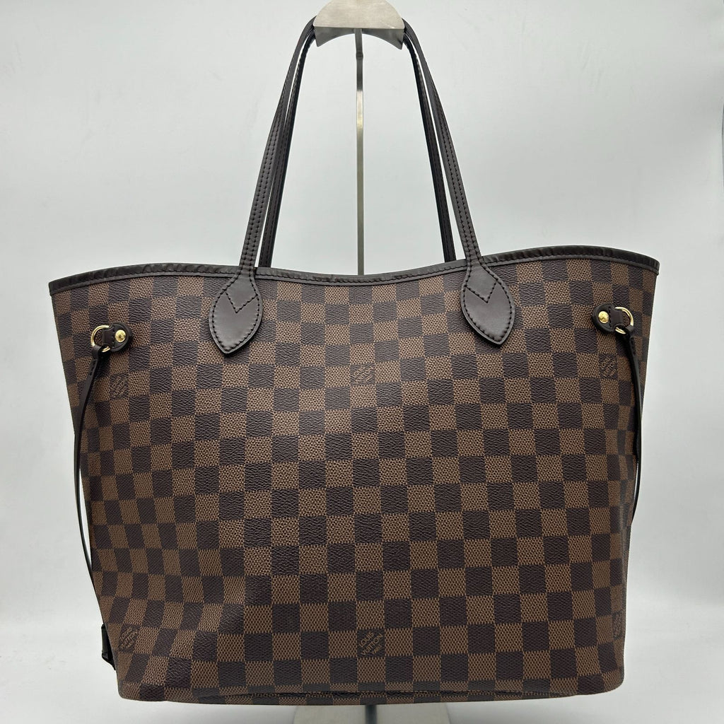 Louis Vuitton Damier Neverfull MM Brown Tote — view 4