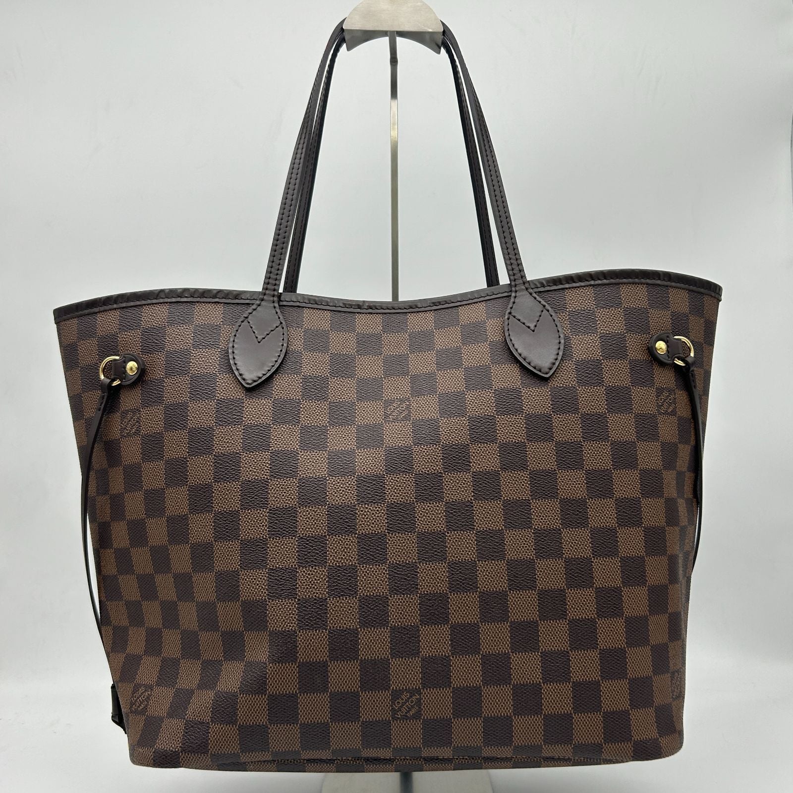 Louis Vuitton Damier Neverfull MM Brown Tote — view 4