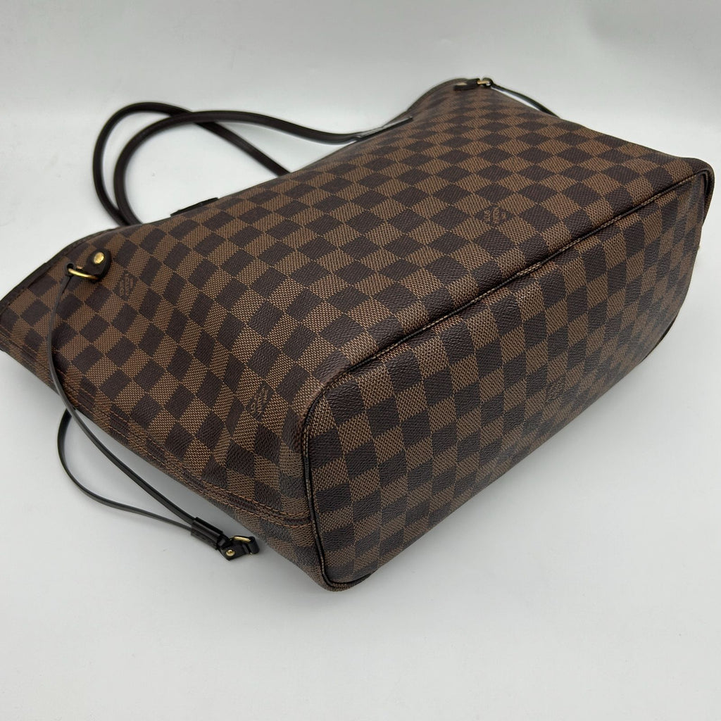 Louis Vuitton Damier Neverfull MM Brown Tote — view 8