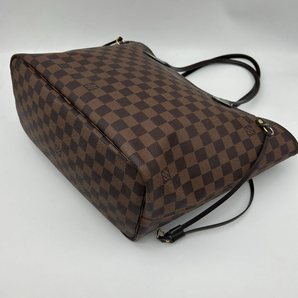 Louis Vuitton Damier Neverfull MM Brown Tote — view 9