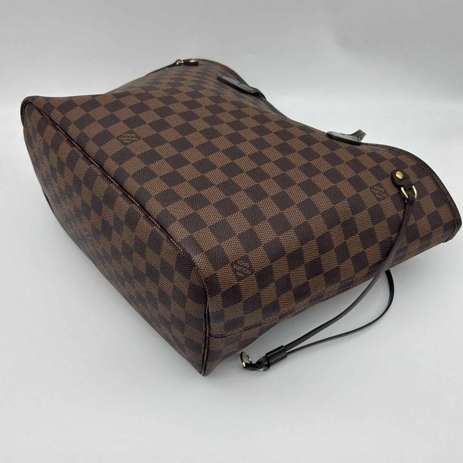 Louis Vuitton Damier Neverfull MM Brown Tote — view 7