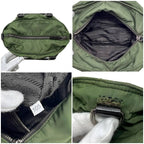 Prada 2-Way Shoulder Bag Khaki Green Tessuto Nylon Leather — view 3