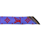 Louis Vuitton Ribbon Scarf Bandeau BB Ultimate Blue Orange Red Monogram Already — view 8
