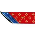 Louis Vuitton Ribbon Scarf Bandeau BB Ultimate Blue Orange Red Monogram Already — view 9