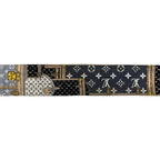 Louis Vuitton Ribbon Scarf Bandeau BB Let's Go White Black Multicolor Monogram — view 6