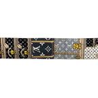 Louis Vuitton Ribbon Scarf Bandeau BB Let's Go White Black Multicolor Monogram — view 5
