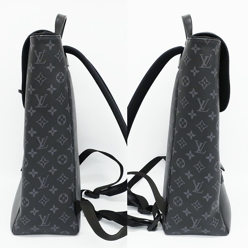 Louis Vuitton Ten Saumur Backpack Monogram Eclipse Black — view 4