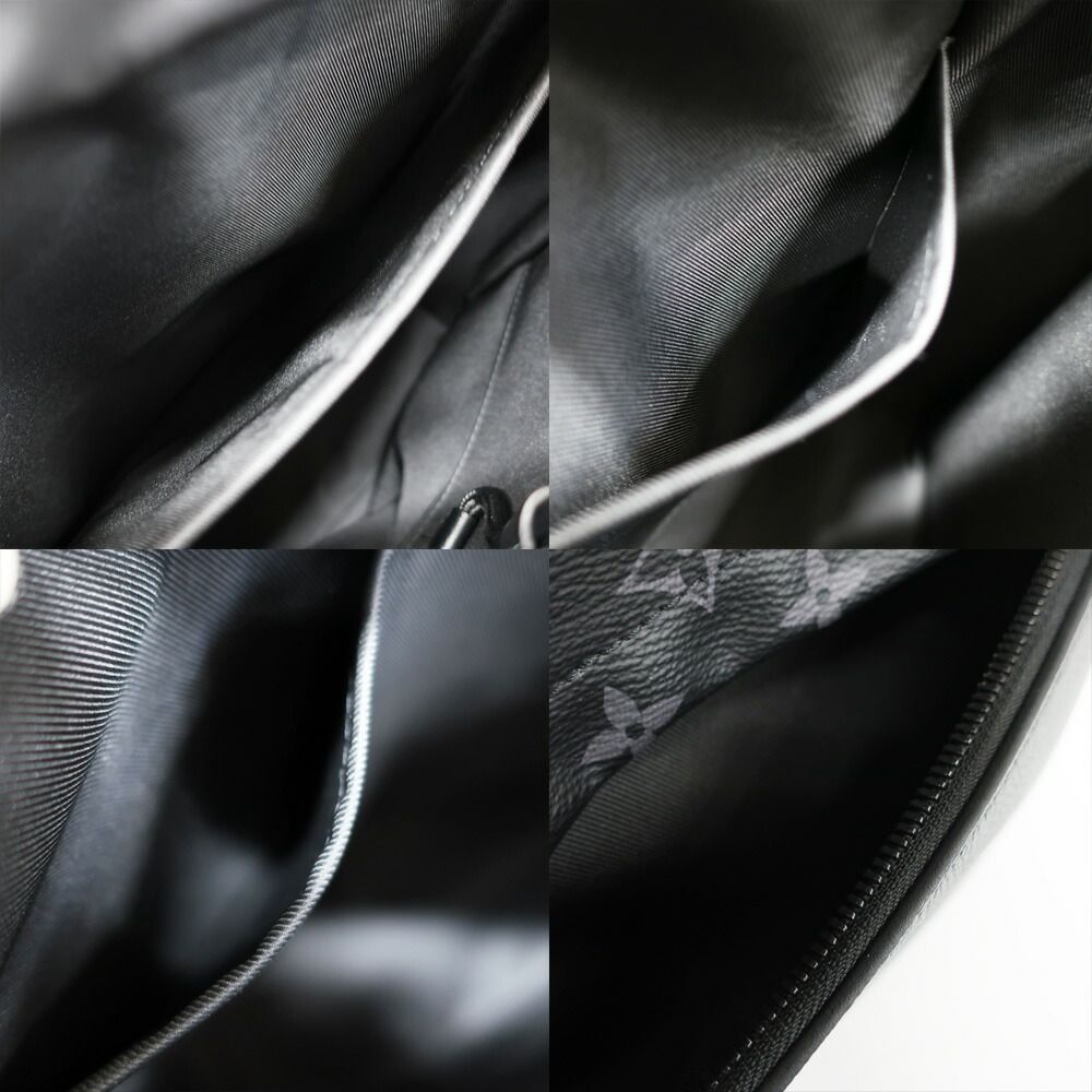 Louis Vuitton Ten Saumur Backpack Monogram Eclipse Black — view 7