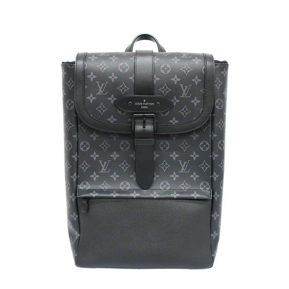 Louis Vuitton Ten Saumur Backpack Monogram Eclipse Black