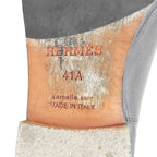 Hermes Eclipse Moccasins Leather Loafers Shoes Black — view 6