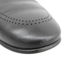 Hermes Eclipse Moccasins Leather Loafers Shoes Black — view 3