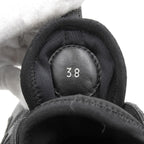 Louis Vuitton Run Away LV Circle Logo Low Cut Sneakers Leather Mesh Suede Black — view 6