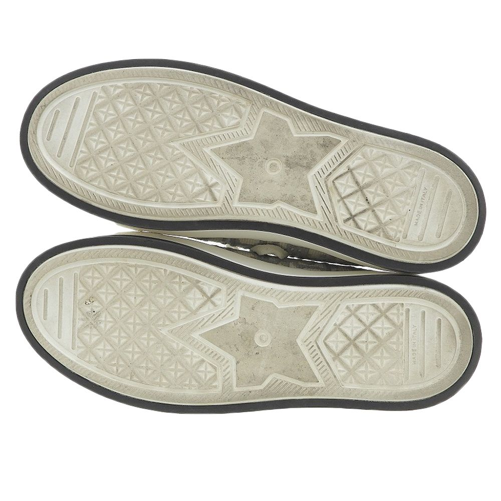 Dior Walk'n' Oblique Embroidered Platform Sneakers Gray — view 2