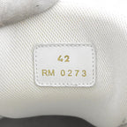 Celine Lace Up Low Sneakers White Black — view 6