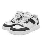Celine Lace Up Low Sneakers White Black