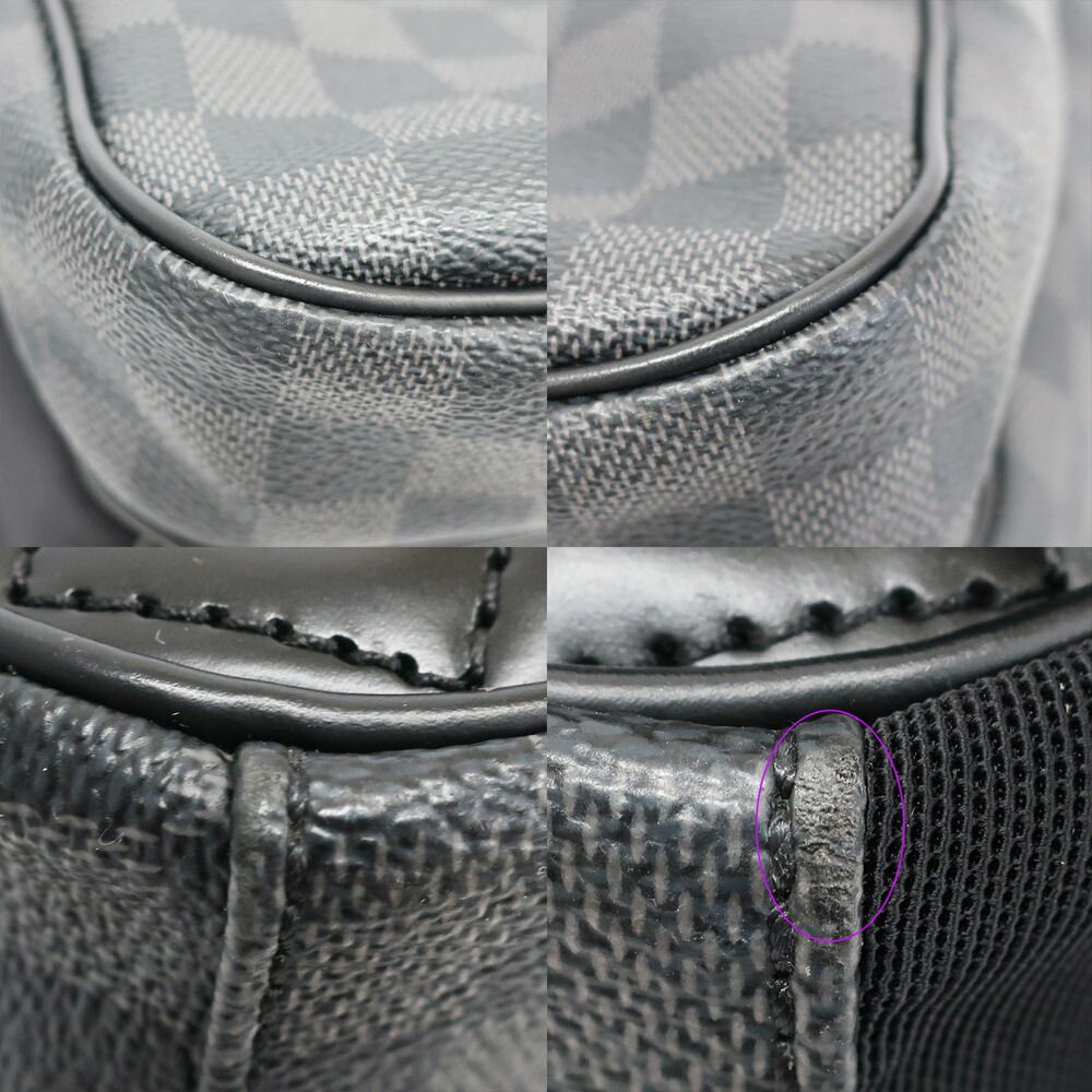 Louis Vuitton Ten Michael Backpack Damier Graphite Black Silver — view 5