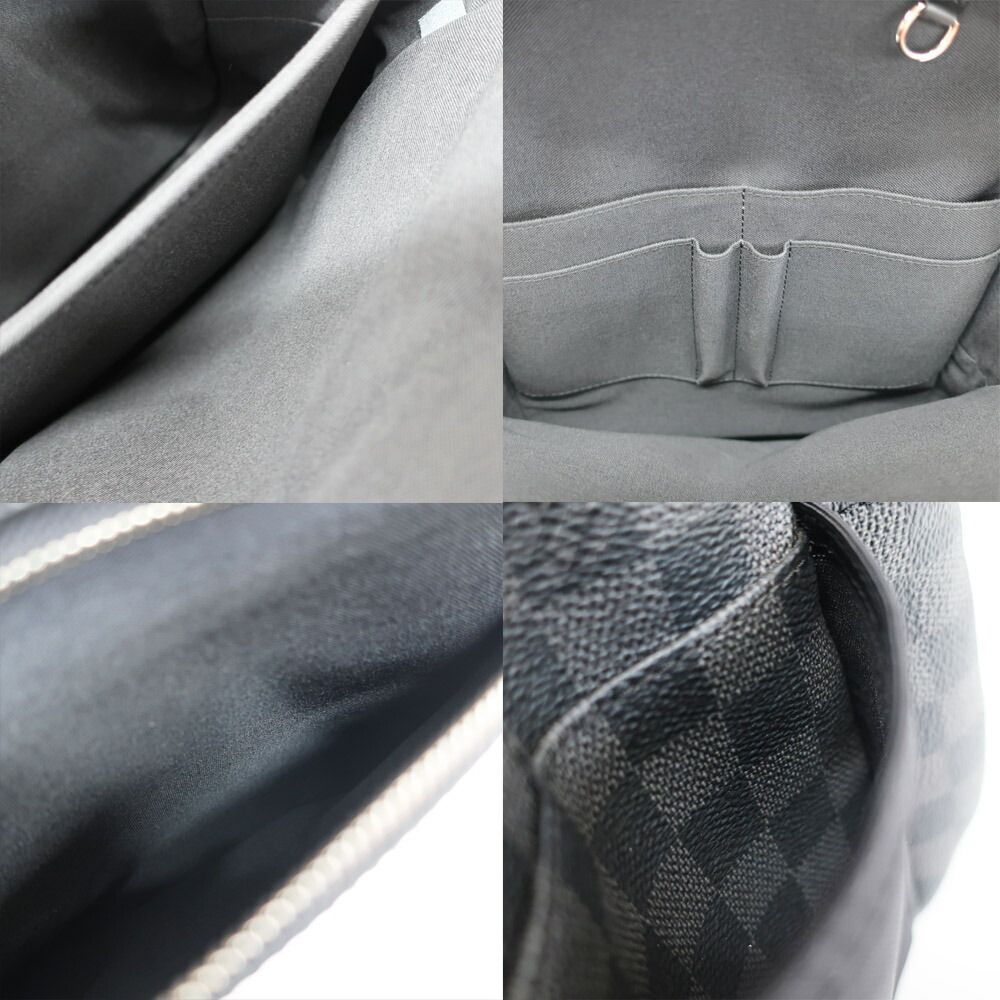 Louis Vuitton Ten Michael Backpack Damier Graphite Black Silver — view 7