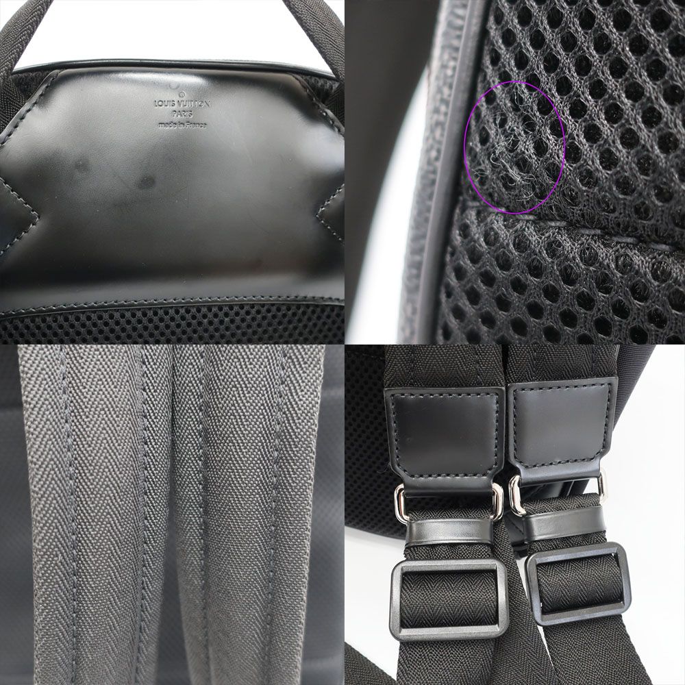 Louis Vuitton Ten Michael Backpack Damier Graphite Black Silver — view 9