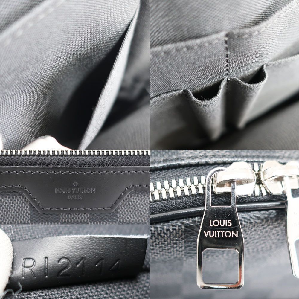 Louis Vuitton Ten Michael Backpack Damier Graphite Black Silver — view 8